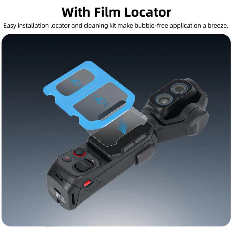 For Insta360 Luna Ultra Sunnylife Lens Screen Protector AR Anti-ReflectionTempered Glass Film(1 Set) - Image 6