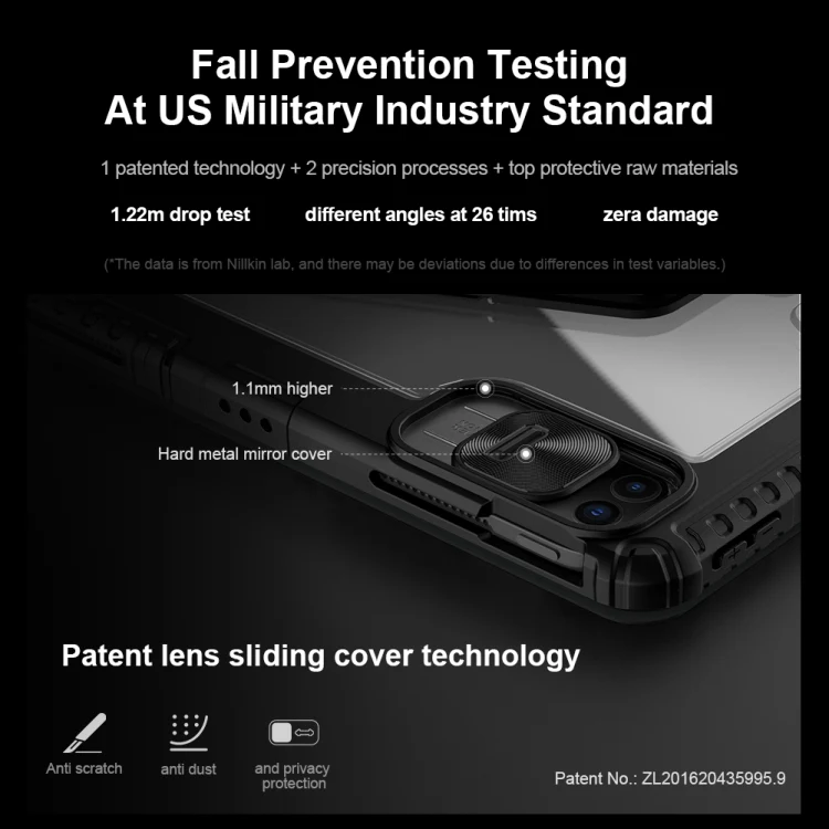 For iPad Pro 13 2024 Nillkin Backlit Version Bumper Link Keyboard Case - Image 6