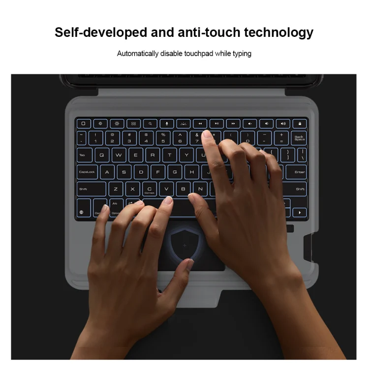 For iPad Pro 13 2024 Nillkin Backlit Version Bumper Link Keyboard Case - Image 8