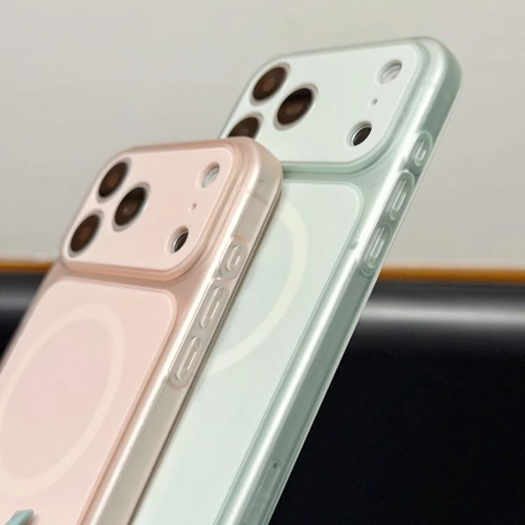 For iPhone 17 Skin Feel Frosted Liquid Silicone Magnetic Phone Case(Purple) - Image 4
