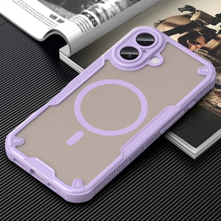 For iPhone 18 Armor Glaze MagSafe Magnetic Phone Case(Purple) - Image 9