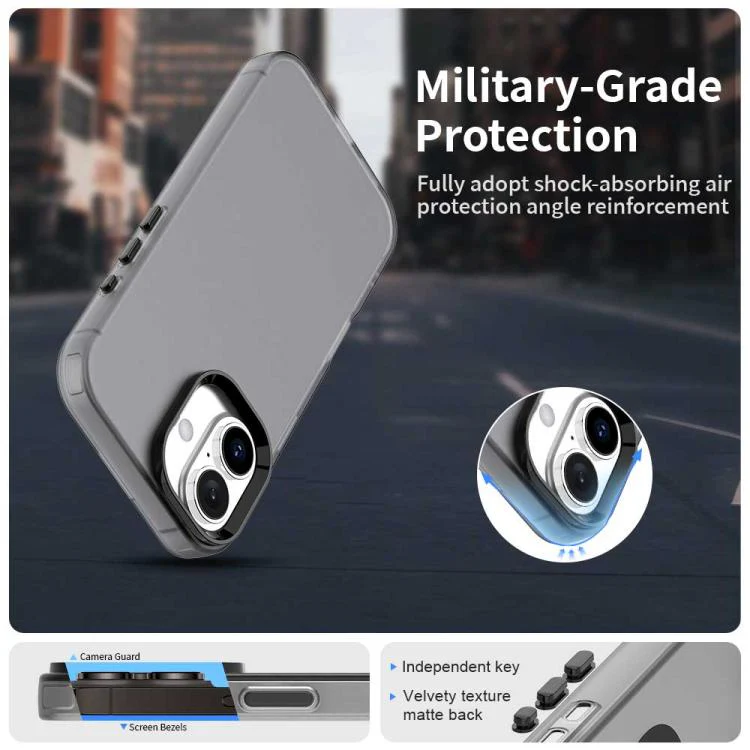 For iPhone 18 Candy PC Hybrid TPU Shockproof Phone Case(Black) - Image 2