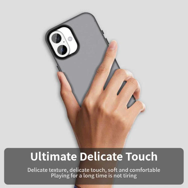 For iPhone 18 Candy PC Hybrid TPU Shockproof Phone Case(Black) - Image 5