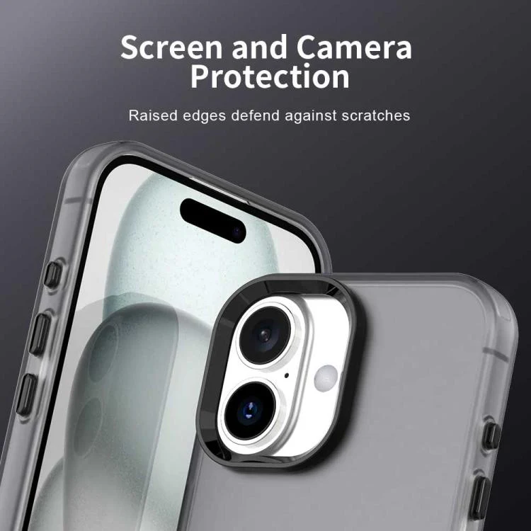 For iPhone 18 Candy PC Hybrid TPU Shockproof Phone Case(Black) - Image 7