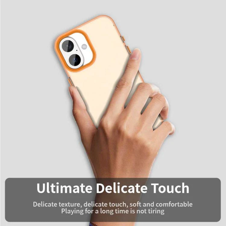For iPhone 18 Candy PC Hybrid TPU Shockproof Phone Case(Orange) - Image 5