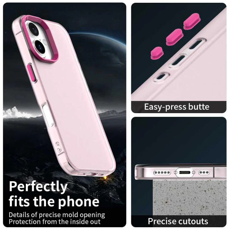 For iPhone 18 Candy PC Hybrid TPU Shockproof Phone Case(Red) - Image 3