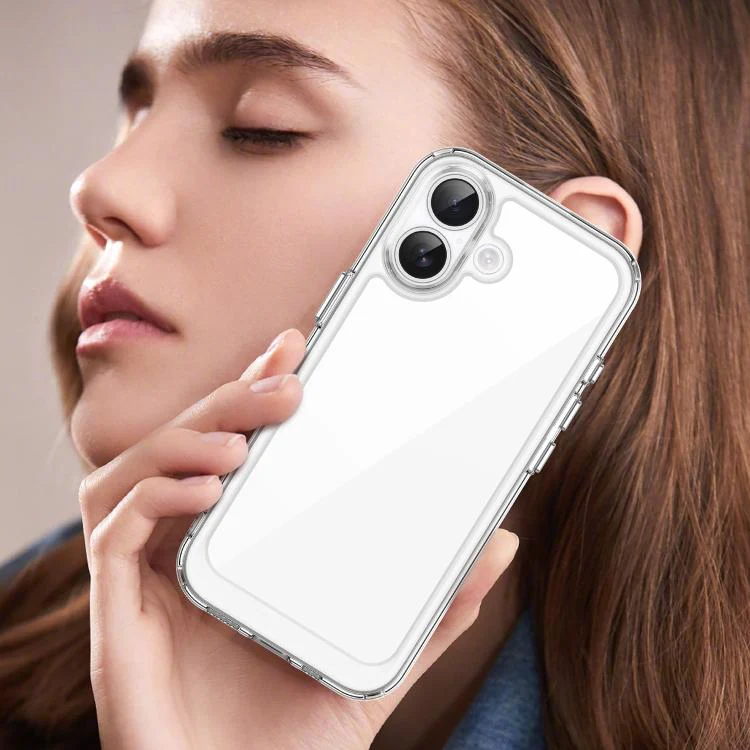 For iPhone 18 Colorful Series Acrylic + TPU Phone Case(Transparent) - Image 7