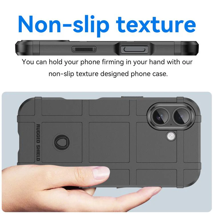 For iPhone 18 Full Coverage Shockproof TPU Phone Case(Black) - Image 4