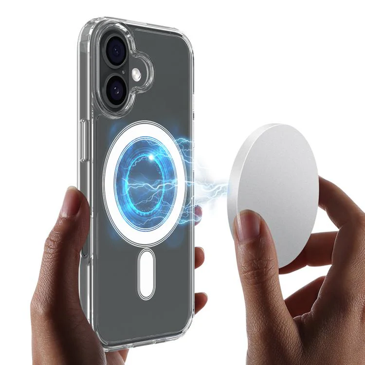 For iPhone 18 MagSafe Clear Acrylic PC Hybrid TPU Phone Case(Transparent) - Image 5