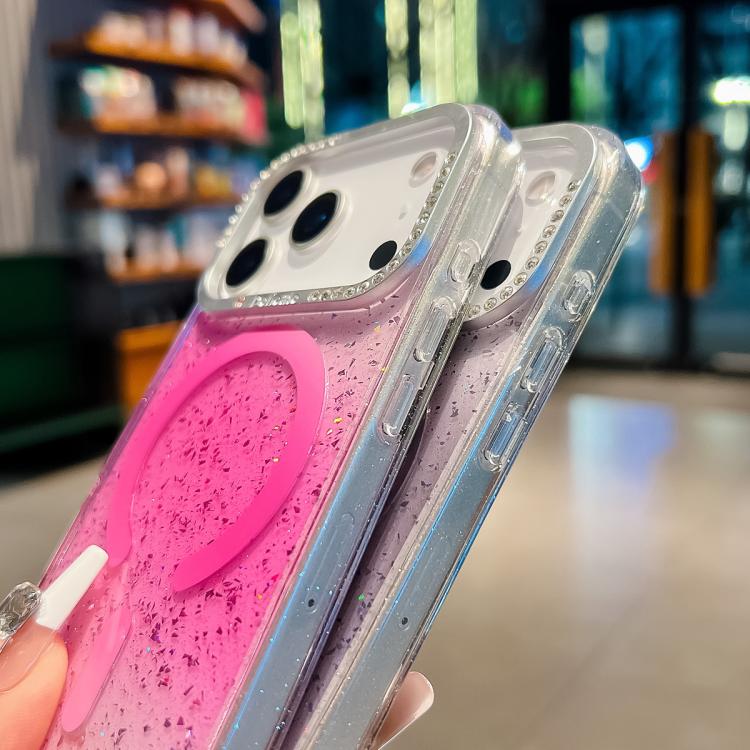 For iPhone 18 Pro Blink Series Metal Lens Frame MagSafe Magnetic IMD Phone Case(Pink) - Image 4
