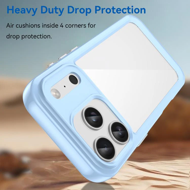 For iPhone 18 Pro Colorful Series Acrylic + TPU Phone Case(Blue) - Image 3
