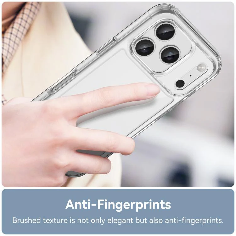 For iPhone 18 Pro Colorful Series Acrylic + TPU Phone Case(Transparent) - Image 5