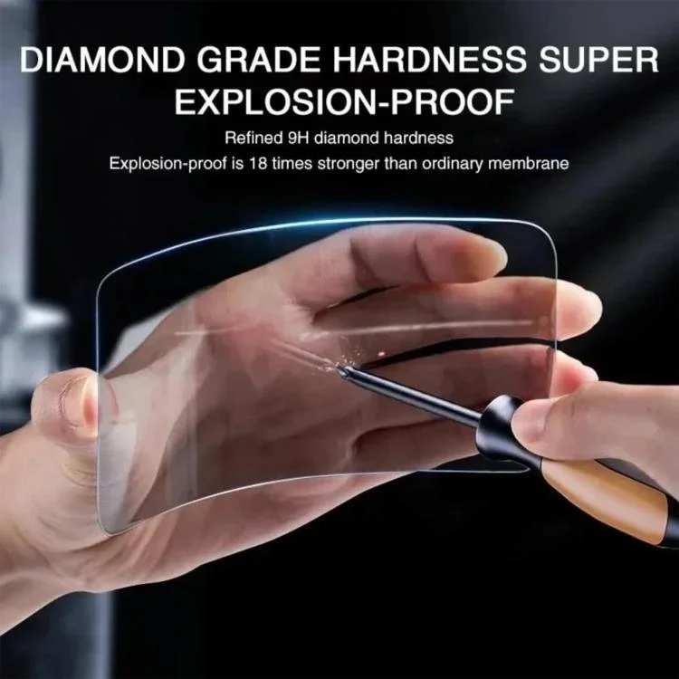 For iPhone 18 Pro Kalebol 10pcs High-Aluminum Semi-Screen Anti-Fingerprint HD Tempered Glass Film - Image 7