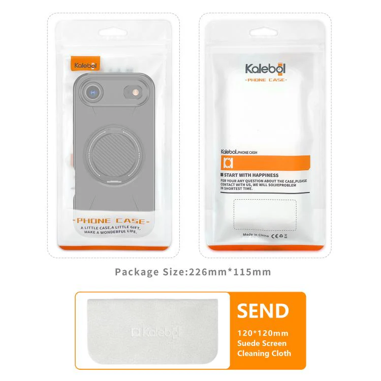 For iPhone 18 Pro Kalebol Magnetic MagSafe Rotation Holder PC Phone Case(Grey Green) - Image 8