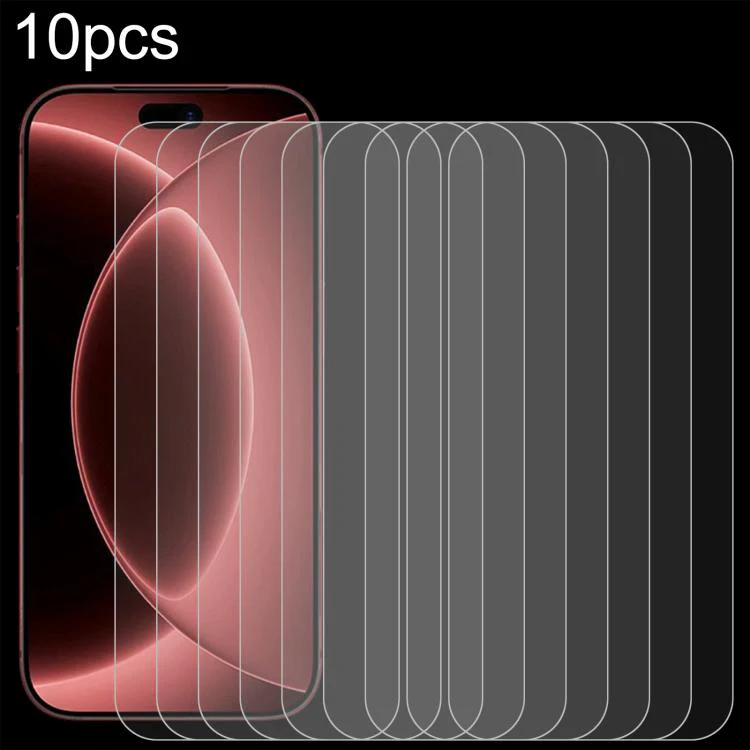 For iPhone 18 Pro Max 10pcs 0.18mm High Aluminum Tempered Glass Film