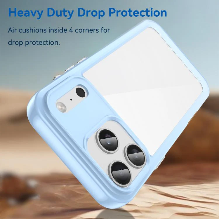 For iPhone 18 Pro Max Colorful Series Acrylic + TPU Phone Case(Blue) - Image 3