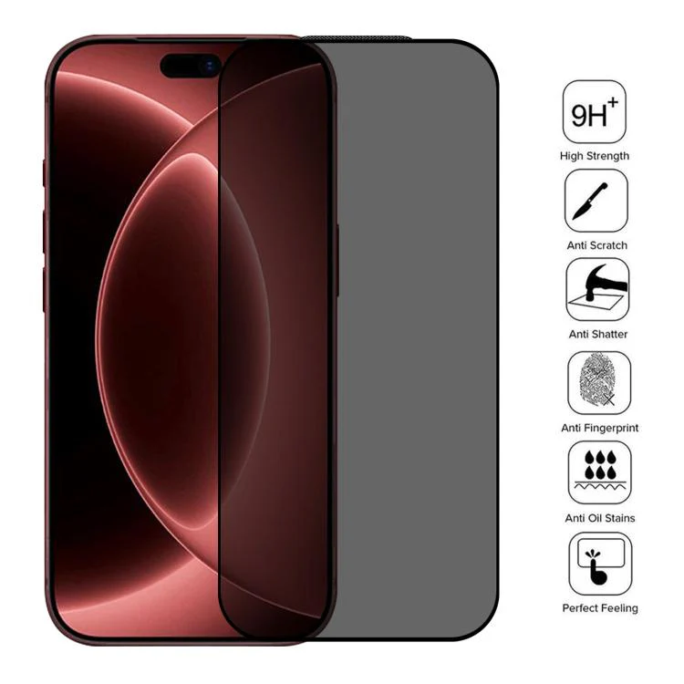 For iPhone 18 Pro Max Dustproof 28-Degree Matte Privacy Tempered Glass Film - Image 3