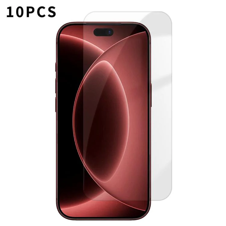 For iPhone 18 Pro Max Kalebol 10pcs High-Aluminum Semi-Screen Anti-Fingerprint HD Tempered Glass Film