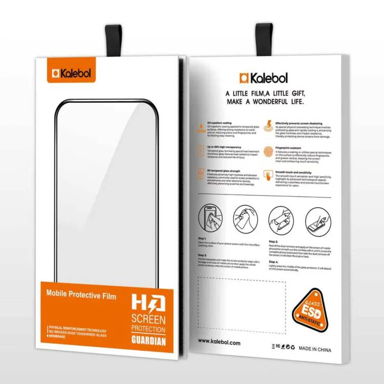 For iPhone 18 Pro Max Kalebol 10pcs High-Aluminum Semi-Screen Anti-Fingerprint HD Tempered Glass Film - Image 11
