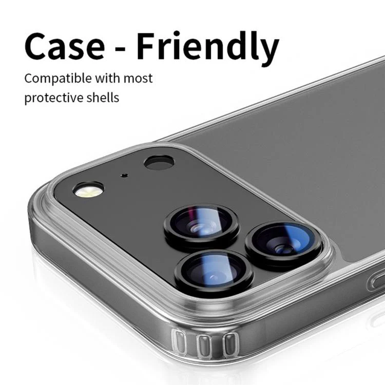 For iPhone 18 Pro Max Kalebol AR+AF Anti-Reflective Armor Full-Coverage Metal Lens Ring Film(Silver) - Image 3