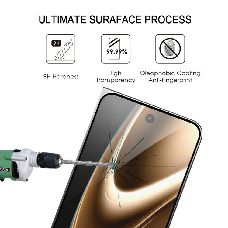 For iPhone Fold Full Glue Screen Tempered Glass Film - Image 6