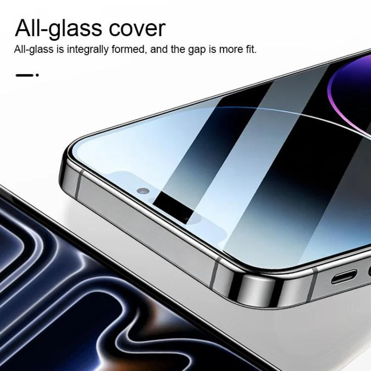 For iPhone Fold High Aluminum 380 Glue Silk Screen Printed Tempered Glass Film - Image 4