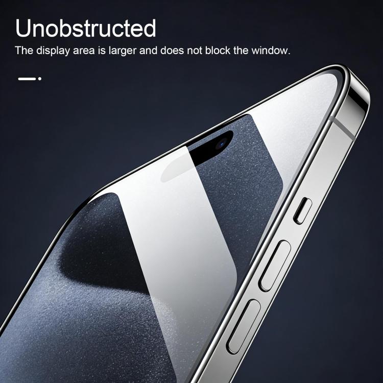 For iPhone Fold High Aluminum 380 Glue Silk Screen Printed Tempered Glass Film - Image 5