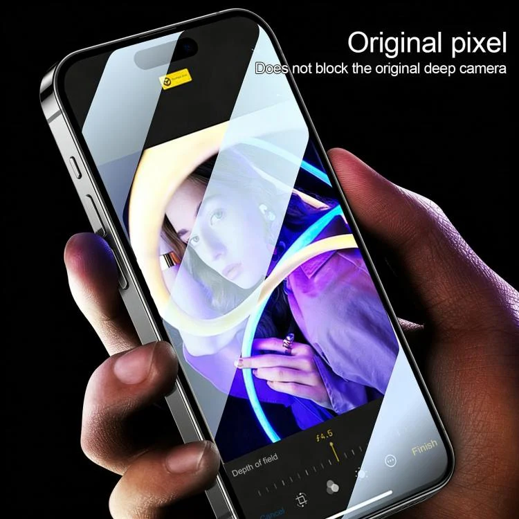 For iPhone Fold High Aluminum 380 Glue Silk Screen Printed Tempered Glass Film - Image 7