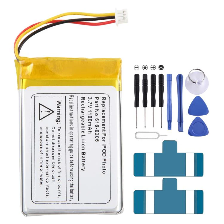 For iPod 4th/Photo/U2 A1059/A1099 1100mAh 616-0206 Battery