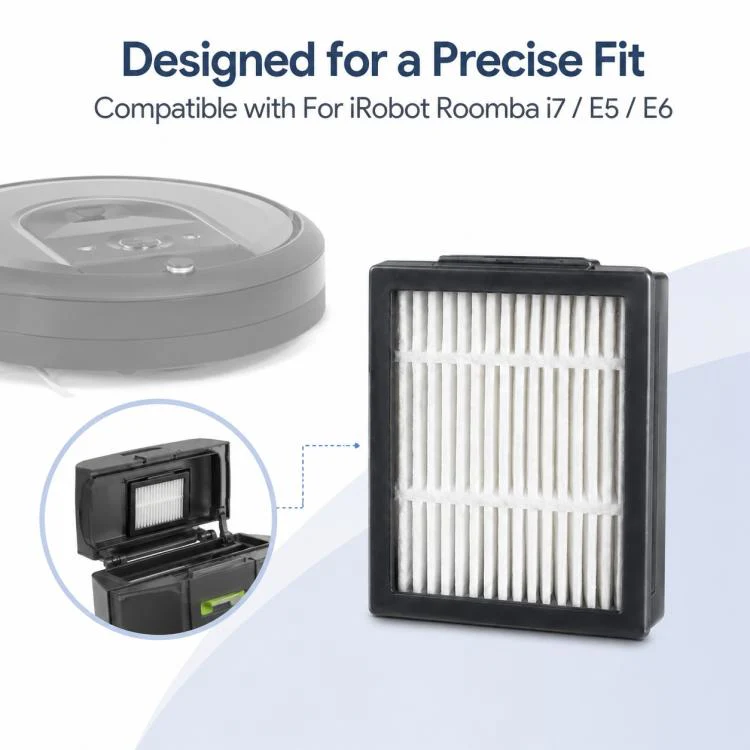 For iRobot Roomba E5 / E6 / i7 Robot Vacuum Cleaner Replacement Parts, Specification:Single Filter - Image 4