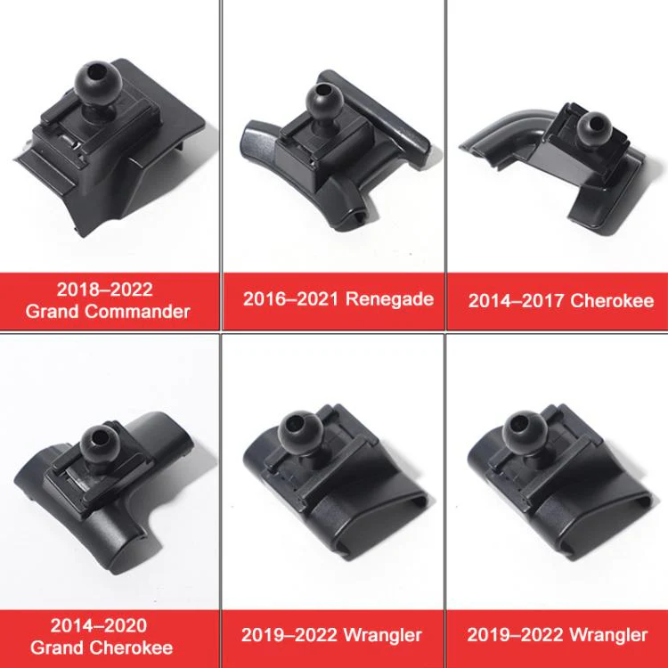 For Jeep Wrangler 2019-2022 Car Air Vent Metal Gravity Phone Holder Mount(Black) - Image 7
