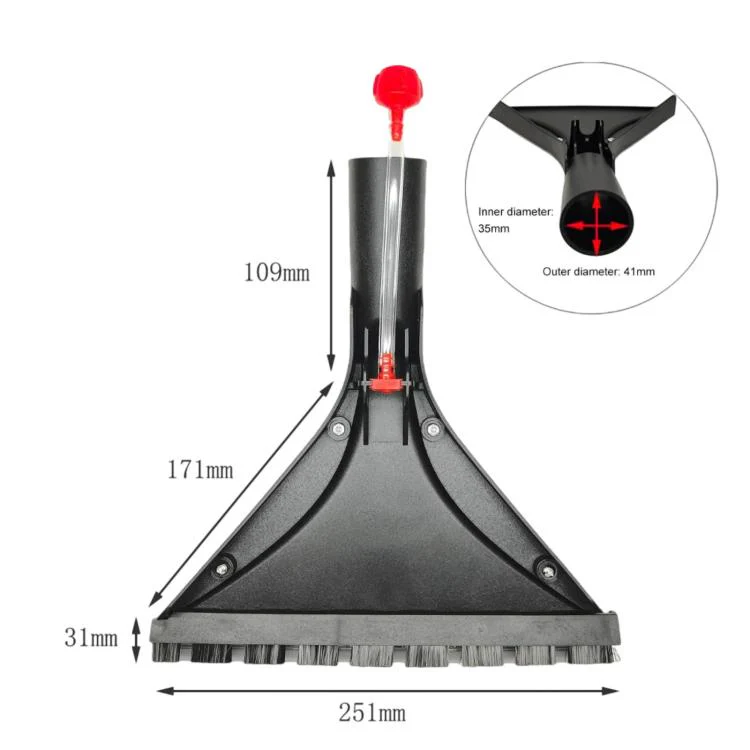 For Karcher / Tomas Vacuum Cleaners Triangular Carpet Brush Head - Image 4