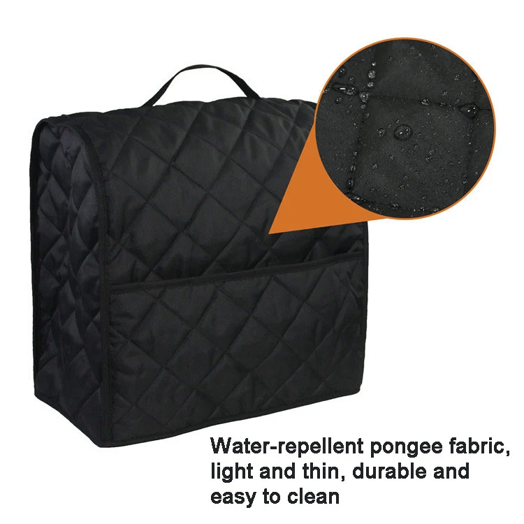 For KitchenAid 4.5QT Mixer Machine Dust Cover Waterproof Storage Bag 36 x 23 x 36cm(Black) - Image 6
