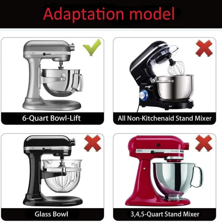 For KitchenAid 6QT Bowl-Lift Stand Mixer Efficient Metal Mixing Paddle - Image 5