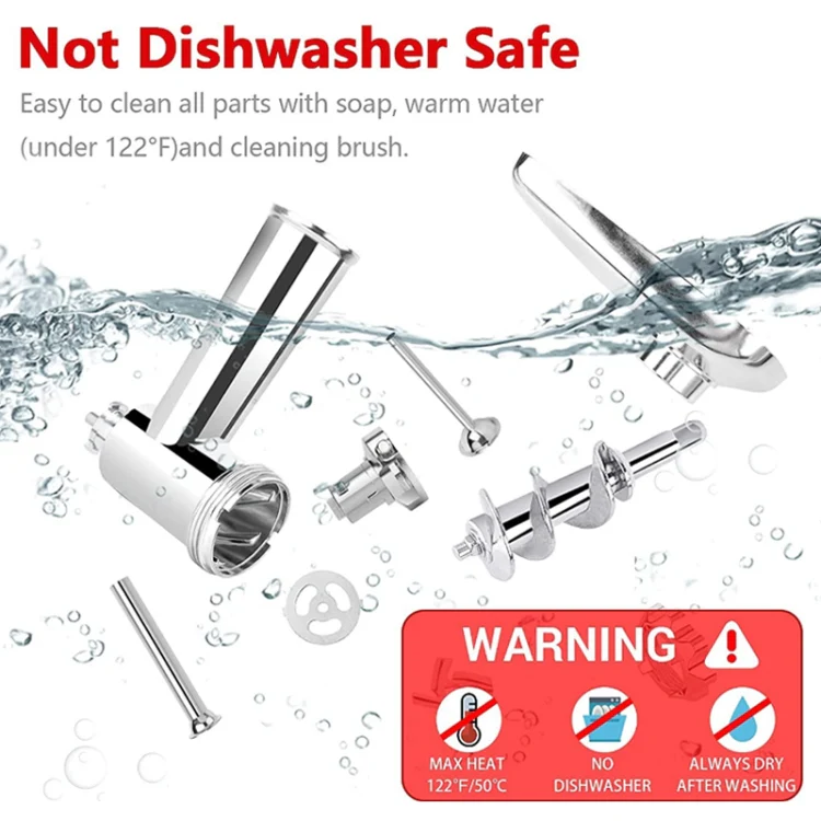 For KitchenAid Home Meat Grinders Making Accessories Tool Set(KA Meat Grinder Pass) - Image 3