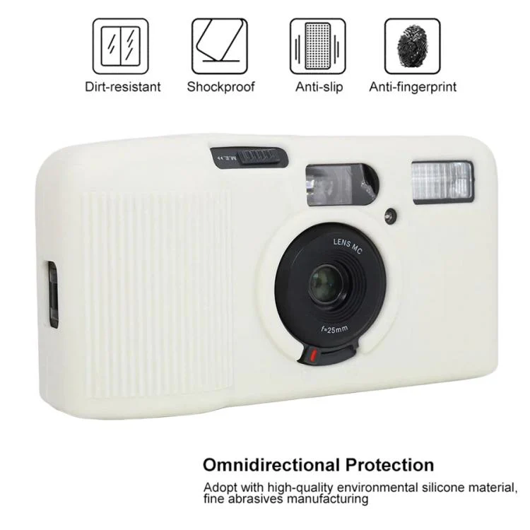 For Kodak Snapic A1 Soft Silicone Camera Protective Case(White) - Image 4