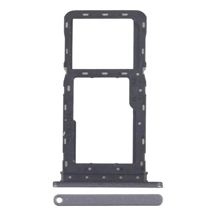 For Lenovo XiaoXin Pad 11 inch 2024 TB331FU 4G Version SIM Card Tray + Micro SD Card Tray (Black Grey)