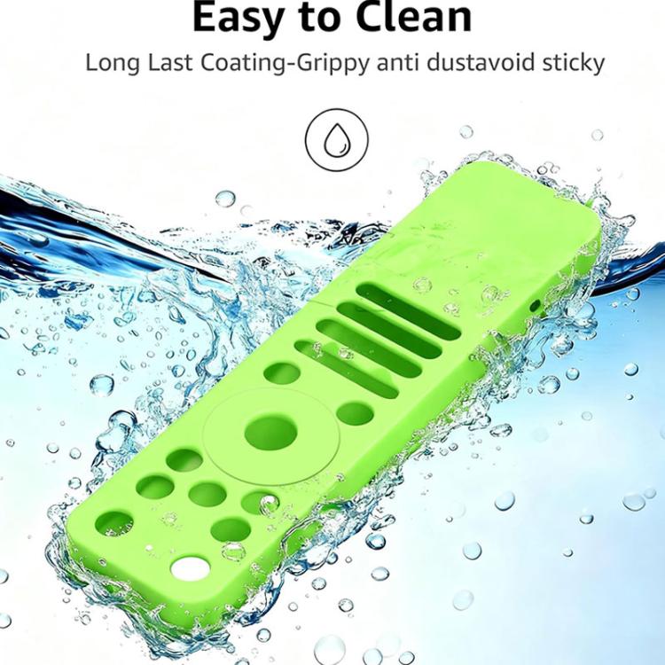 For LG MR25GA Magic Remote XDcase 4pcs Soft Silicone Protective Case with Mini Strap(Luminous Green) - Image 6