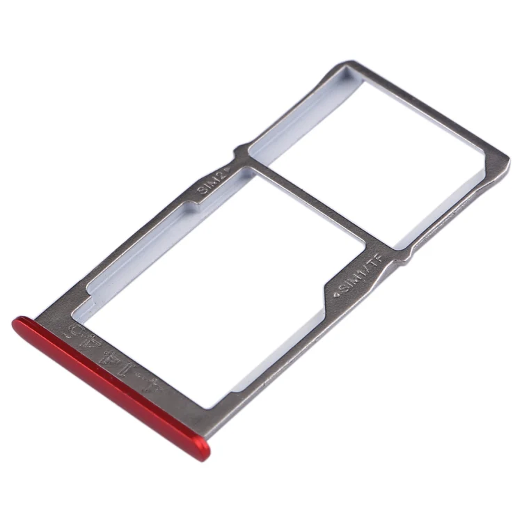 For Meizu 15 SIM Card Tray + SIM Card Tray / Micro SD Card Tray (Red) - Image 3