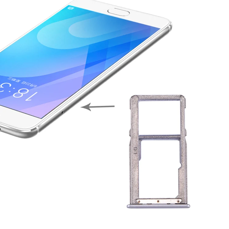For Meizu M6 Note SIM Card Tray (Silver) - Image 2