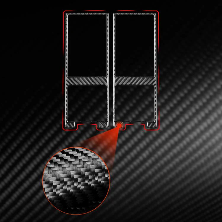 For Mercedes-Benz G-Class W463 2pcs /Set Both Sides Air Vent Decoration Stickers(Black) - Image 5