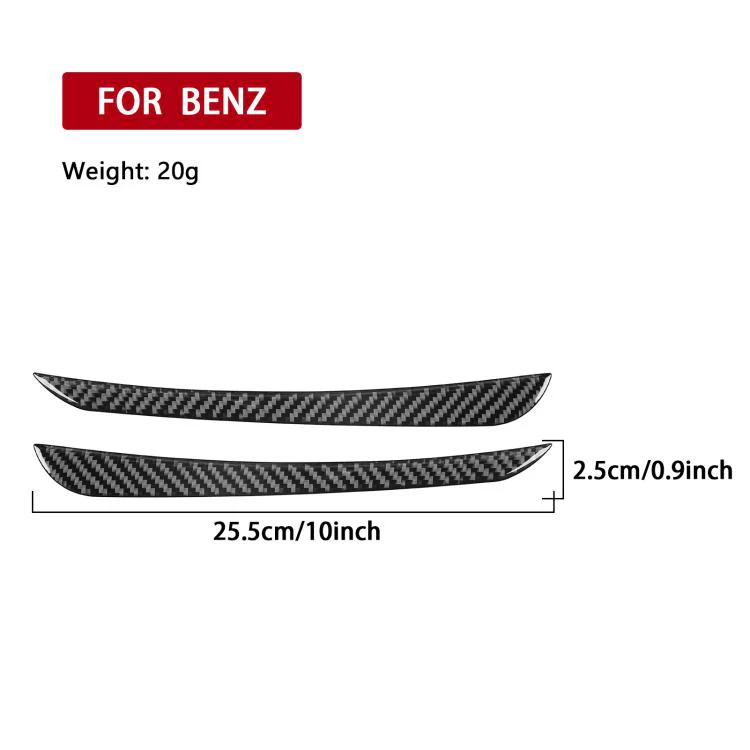 For Mercedes-Benz G-Class W463 2pcs /Set Eyebrow Sticker(Red) - Image 3