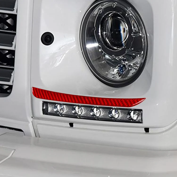 For Mercedes-Benz G-Class W463 2pcs /Set Eyebrow Sticker(Red) - Image 7