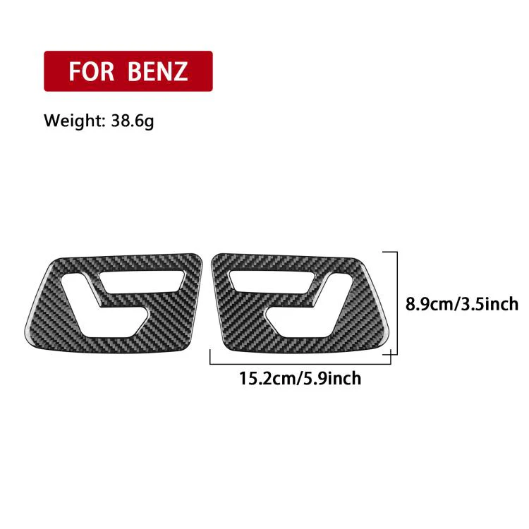 For Mercedes-Benz G-Class W463 2pcs /Set Seat Adjustment Sticker(Black) - Image 3