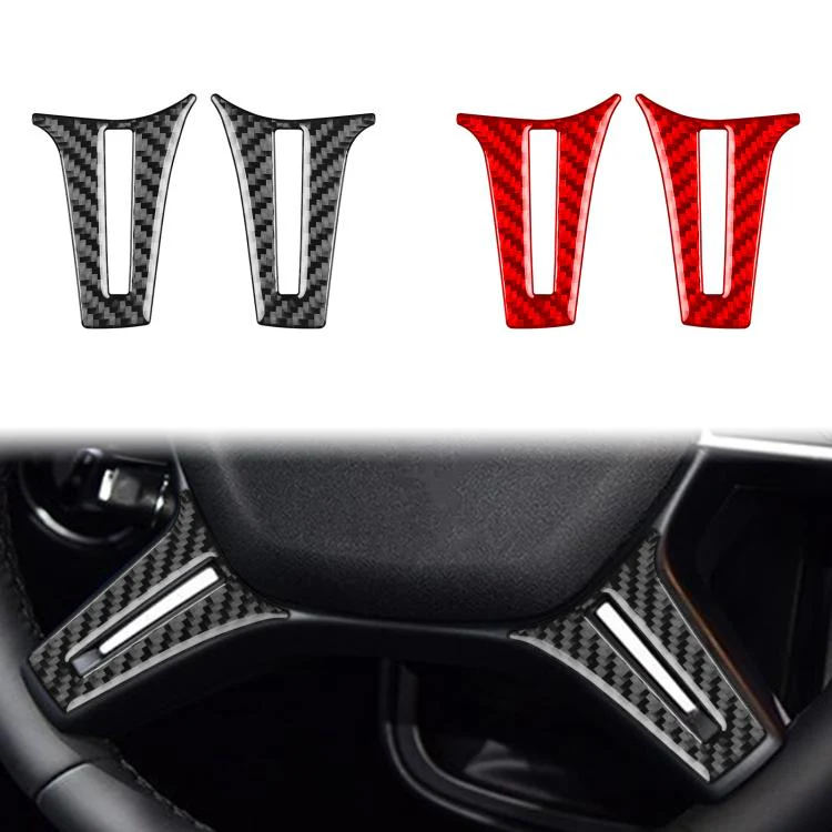 For Mercedes-Benz G-Class W463 2pcs /Set Steering Wheel Sticker(Black) - Image 2