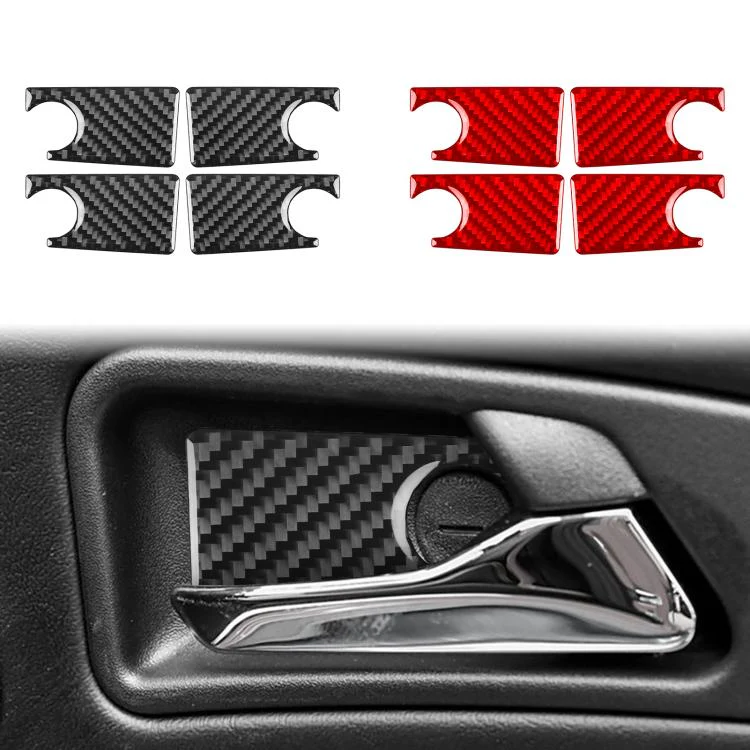 For Mercedes-Benz G-Class W463 4pcs /Set Inner Door Bowl Sticker(Black) - Image 2