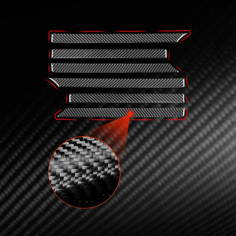For Mercedes-Benz G-Class W463 6pcs /Set Grille Decorative Sticker(Black) - Image 5