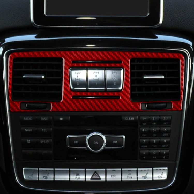 For Mercedes-Benz G-Class W463 Middle Air Vent Decorative Sticker(Black) - Image 7