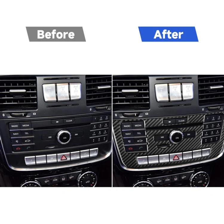 For Mercedes-Benz G-Class W463 Multimedia Panel Sticker(Black) - Image 6