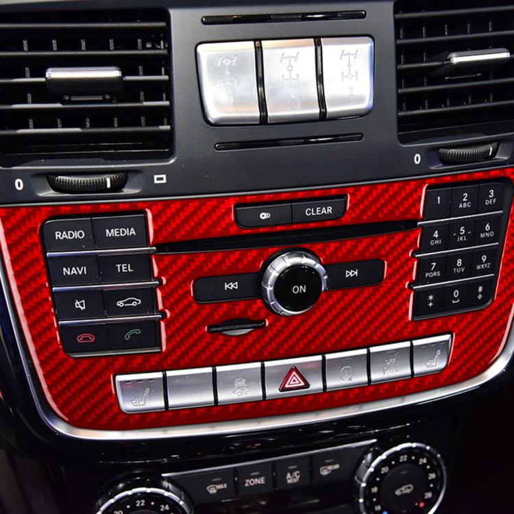 For Mercedes-Benz G-Class W463 Multimedia Panel Sticker(Black) - Image 7